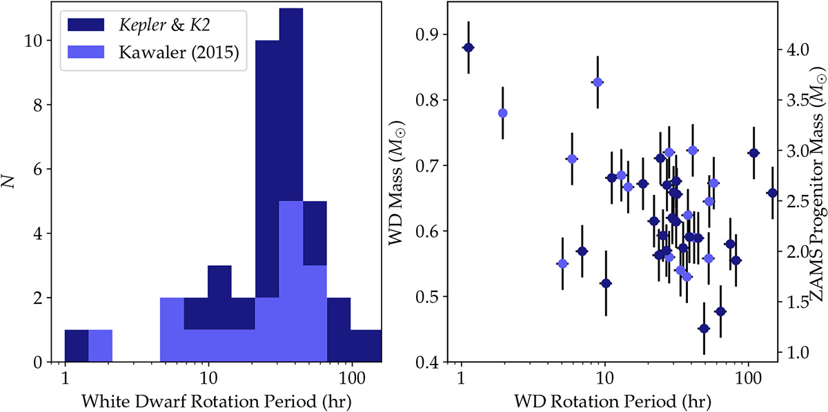 White dwarf rotation as a function of mass